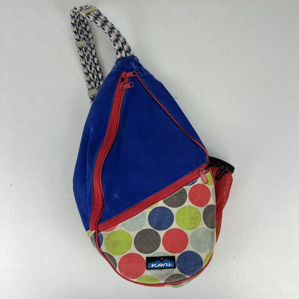 Kavu Paxton Pack Rope Sling Bag Crossbody - GOT DOTS